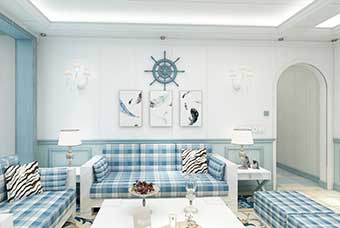 玉林地中海风格-客厅