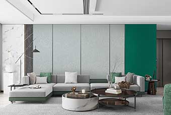 玉林轻奢风格-客厅