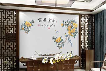 玉林森佰汇航空纤维墙咔（富贵荣华）