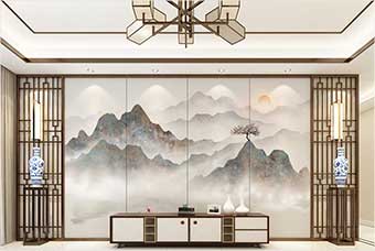 玉林森佰汇航空纤维（山水画系列）